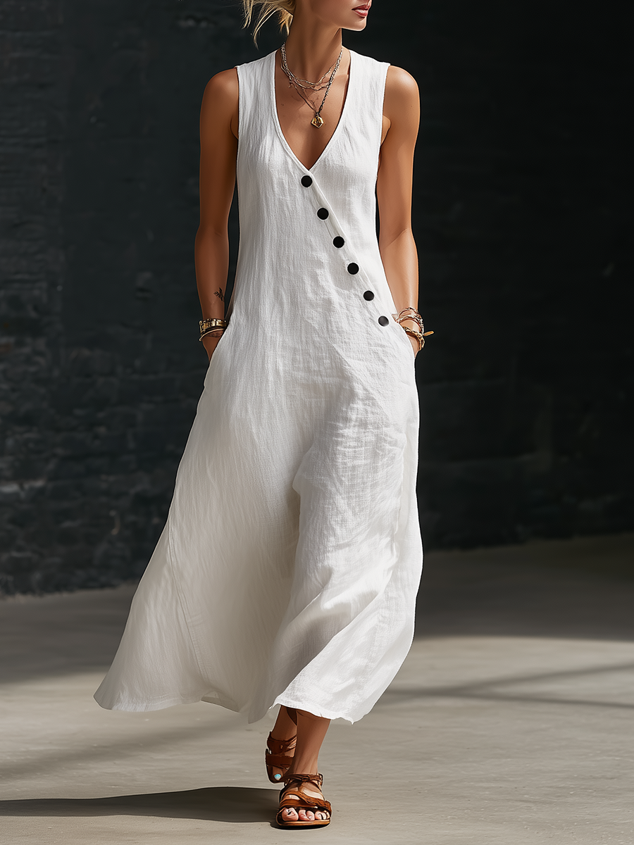 ✨✨Minimalist And Cozy Button-up Dress