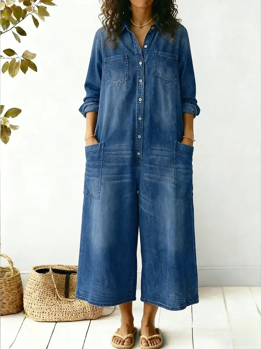 ✨Free Shipping✨ Women's Cozy and Casual Cotton Jumpsuit
