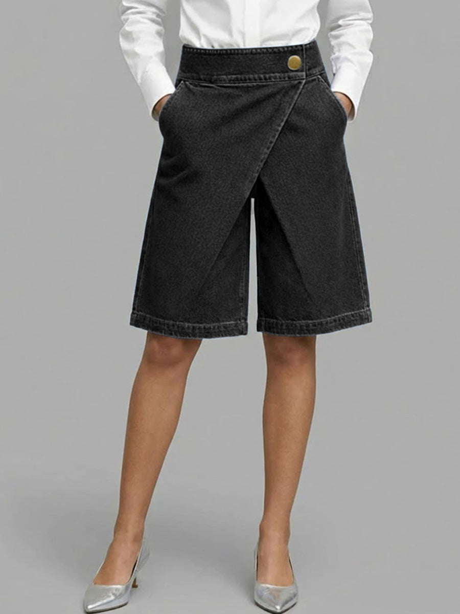✨✨Women's High-waisted Casual Loose Denim Shorts