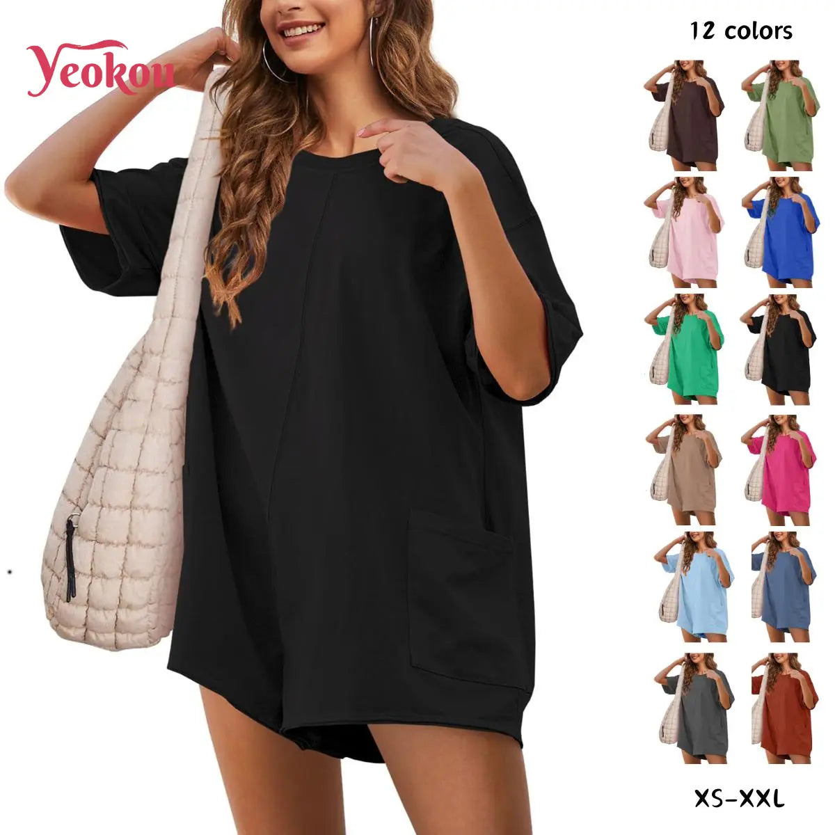 🌷🌷Women’s Oversized Jumpsuit 🔥 Workout Romper