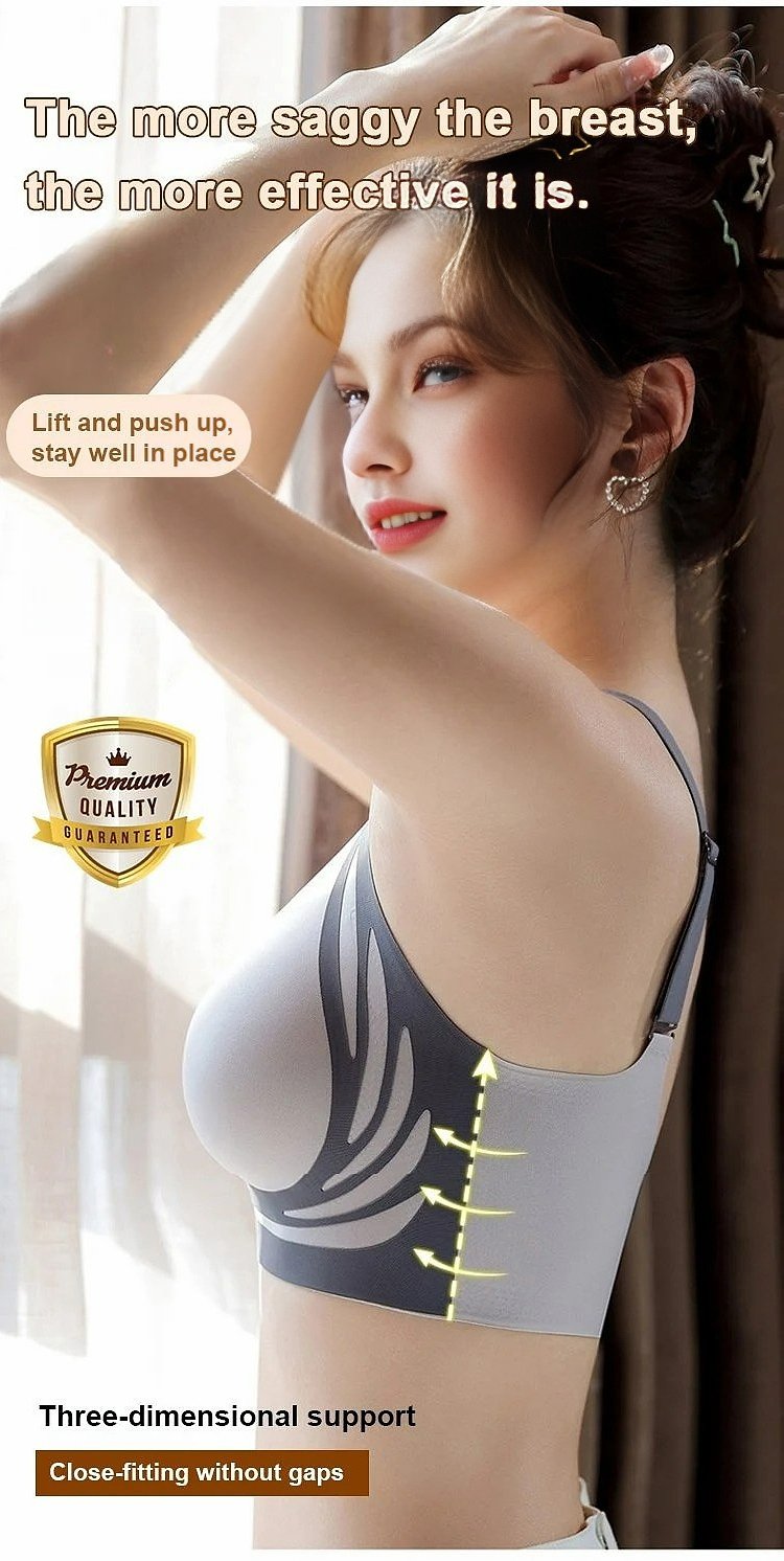 🌷🌷Super gather bra | Wireless Push-up Bra👍No more sagging breasts