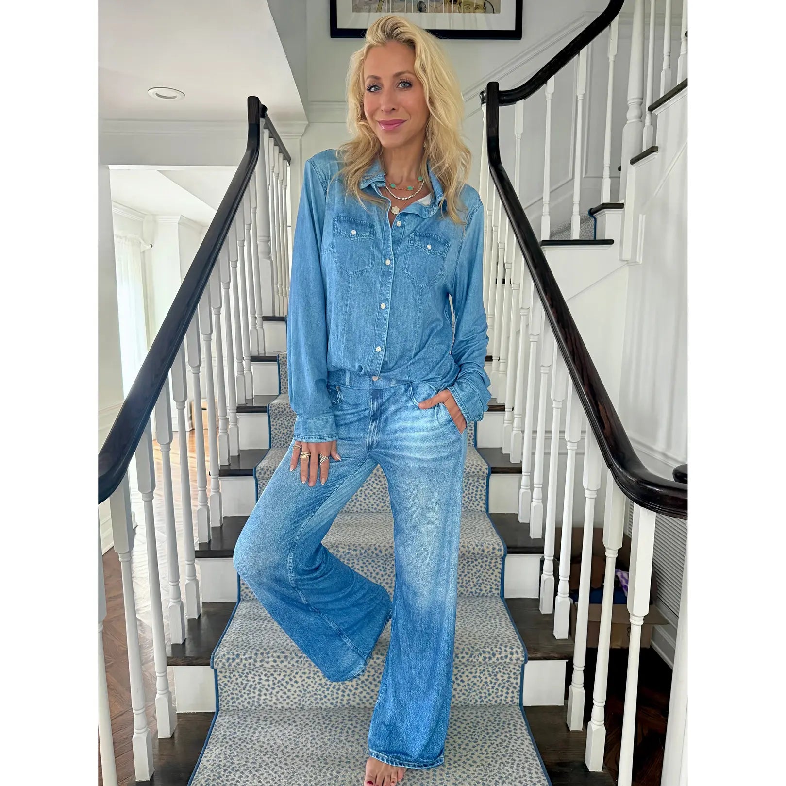 💝💝Jordann Jammies Denim Dreams Pajama Set