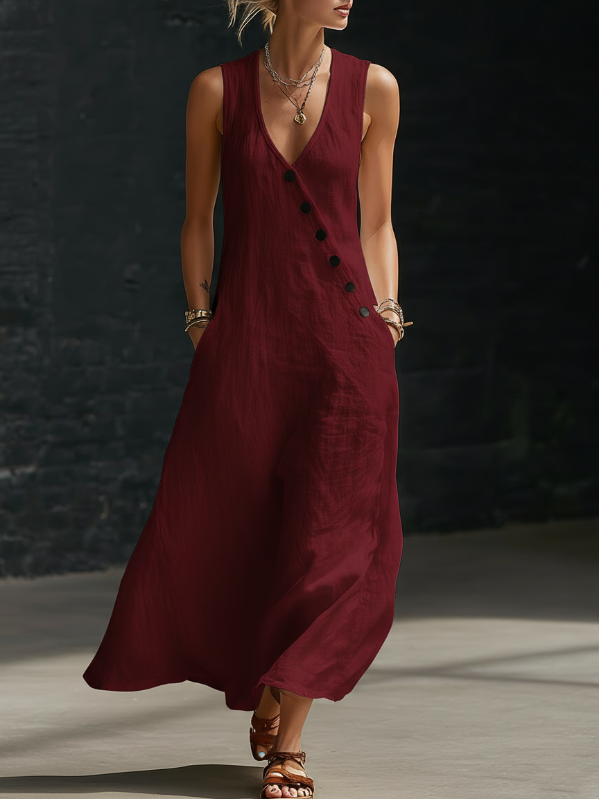 ✨✨Minimalist And Cozy Button-up Dress