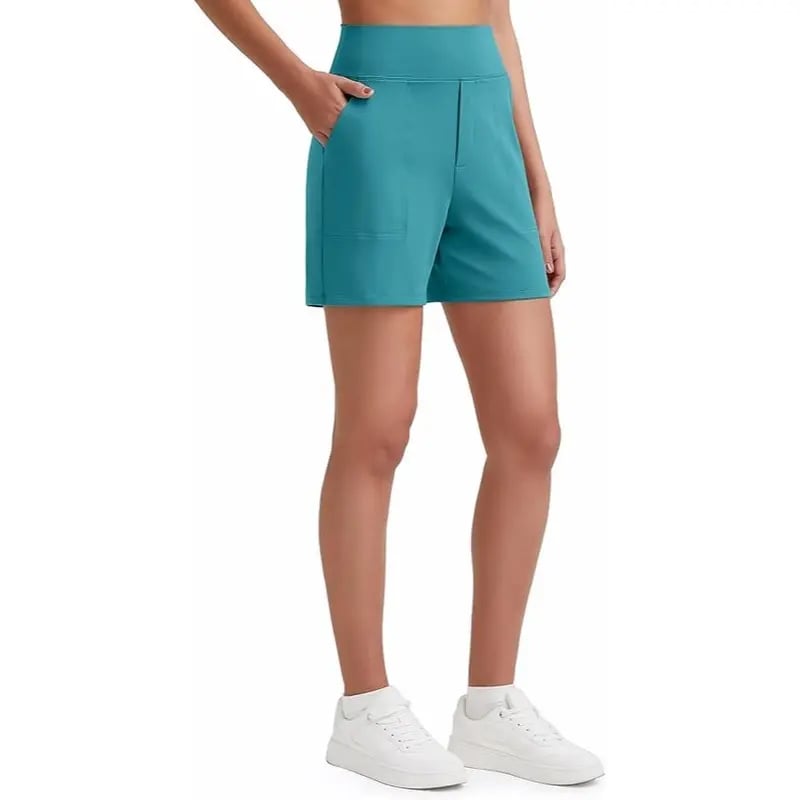 📦📦LAST DAY SAVE 49% ⏰Women's High-Waisted Athletic Bermuda Shorts with Pockets – Running, Yoga, Summer Casual Activewear(Buy 2 Free Shipping)