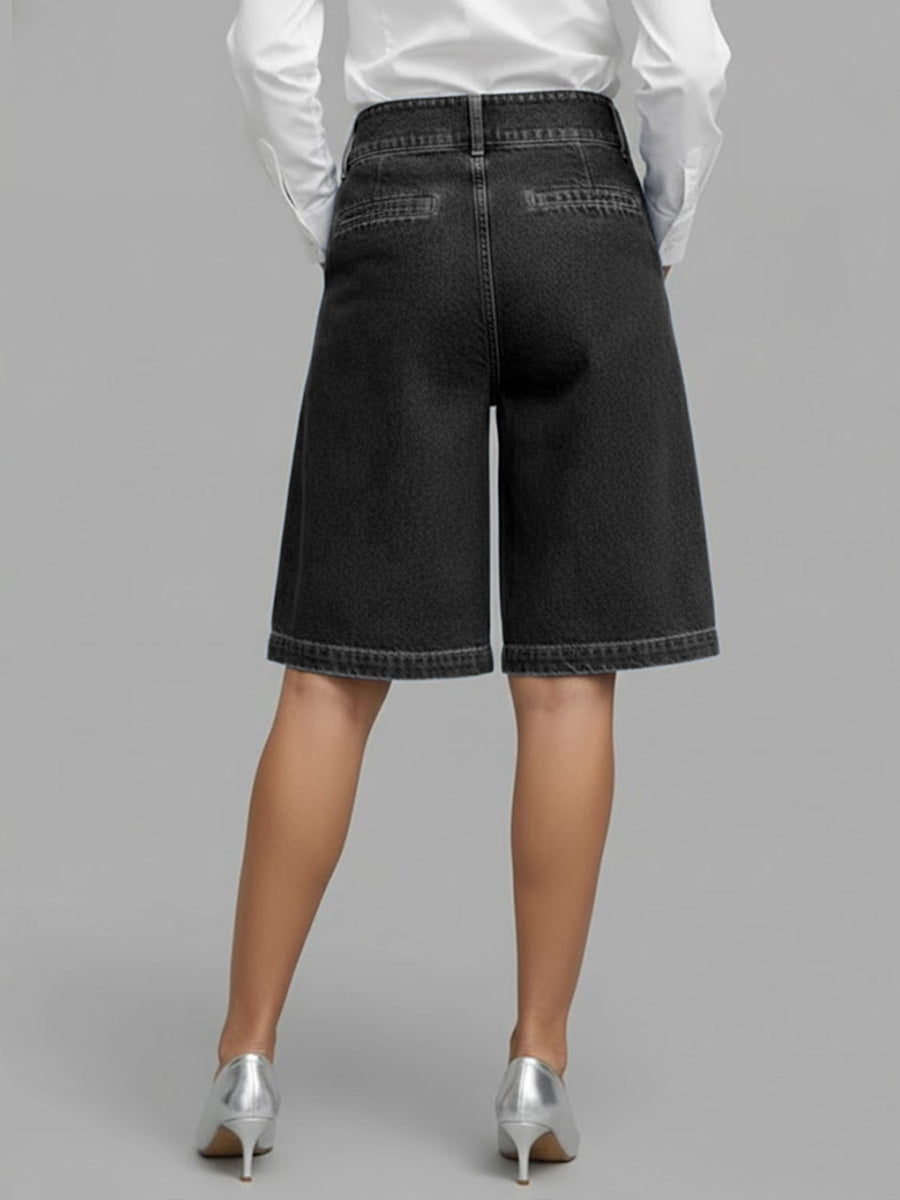 ✨✨Women's High-waisted Casual Loose Denim Shorts