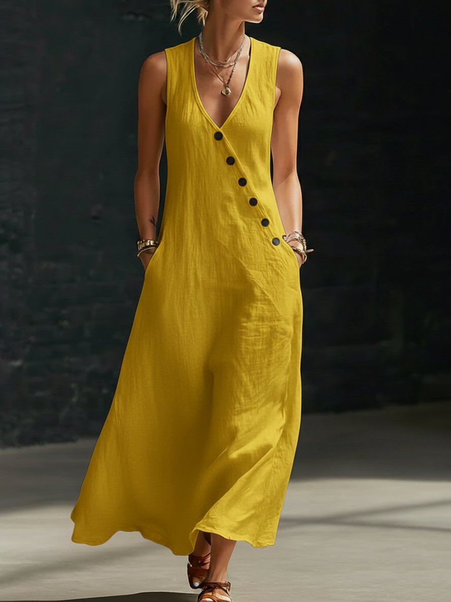 ✨✨Minimalist And Cozy Button-up Dress