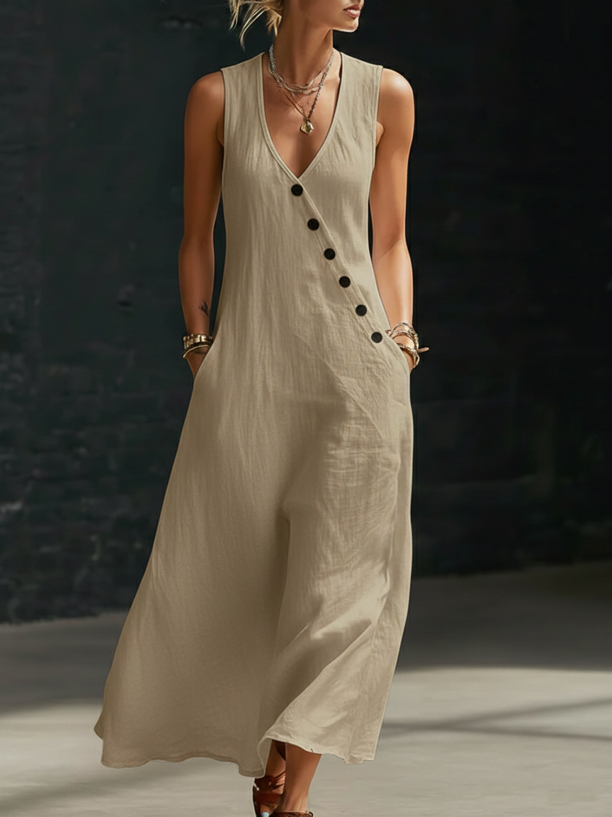 ✨✨Minimalist And Cozy Button-up Dress