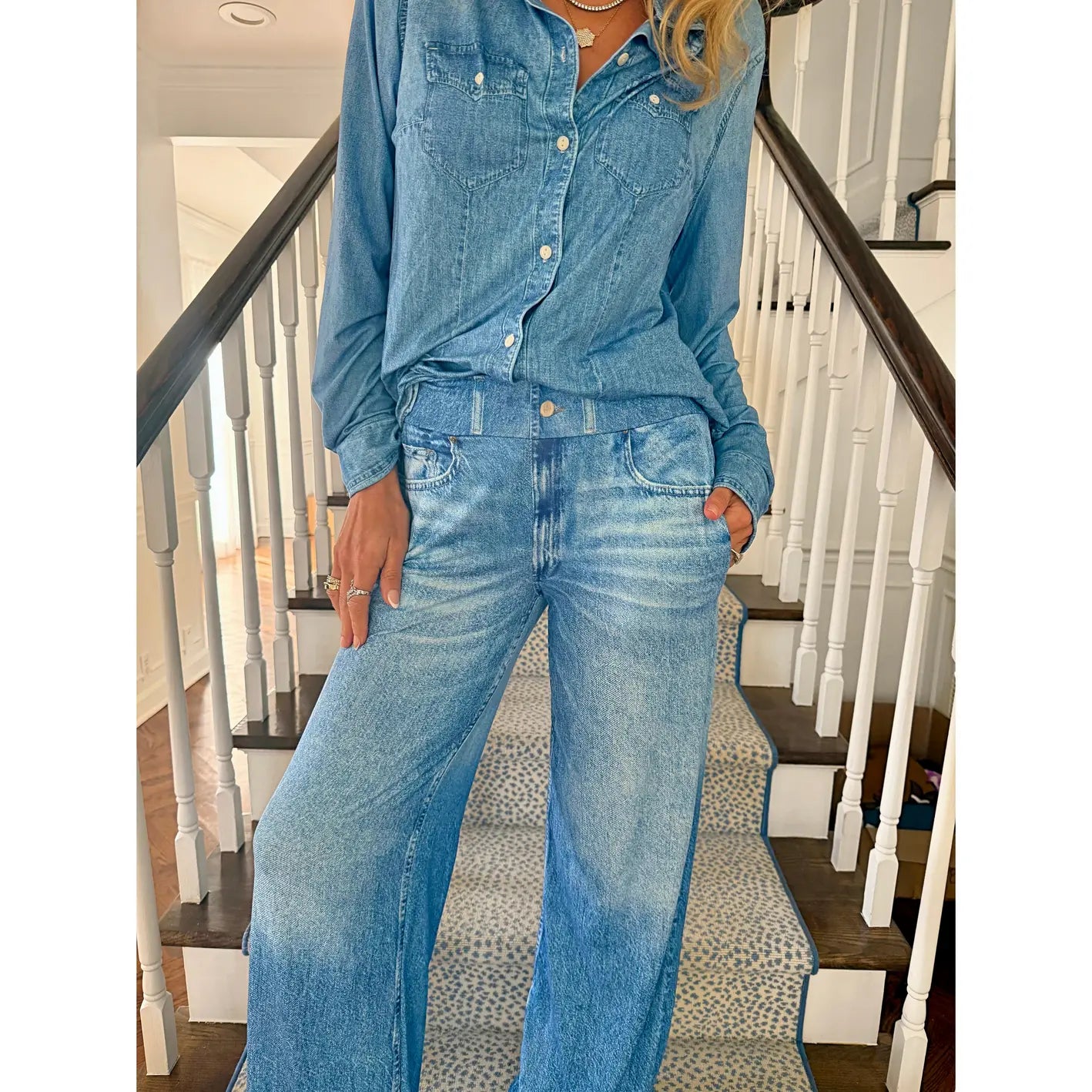 💝💝Jordann Jammies Denim Dreams Pajama Set