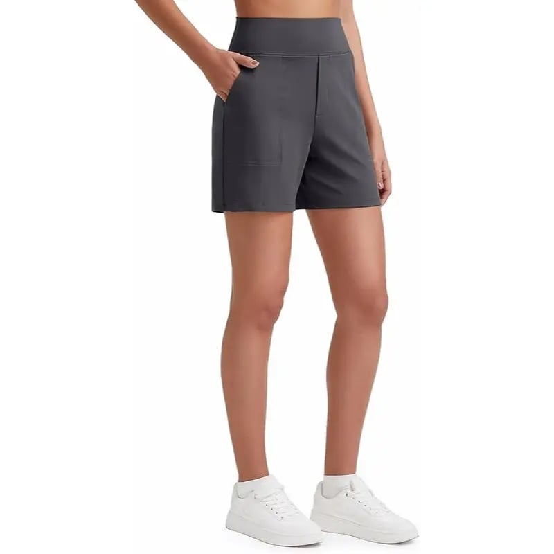 📦📦LAST DAY SAVE 49% ⏰Women's High-Waisted Athletic Bermuda Shorts with Pockets – Running, Yoga, Summer Casual Activewear(Buy 2 Free Shipping)