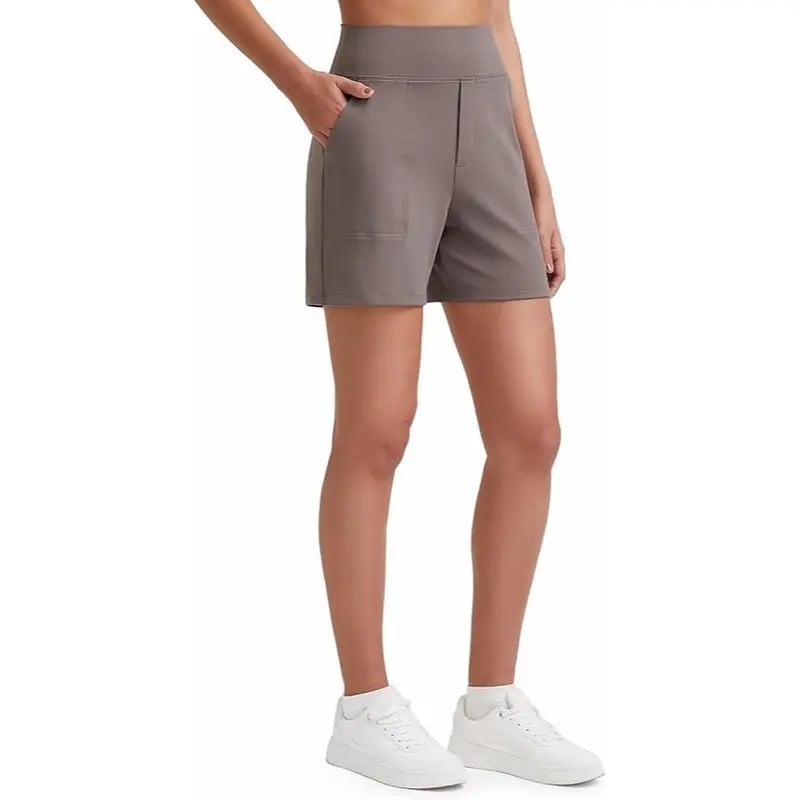 📦📦LAST DAY SAVE 49% ⏰Women's High-Waisted Athletic Bermuda Shorts with Pockets – Running, Yoga, Summer Casual Activewear(Buy 2 Free Shipping)