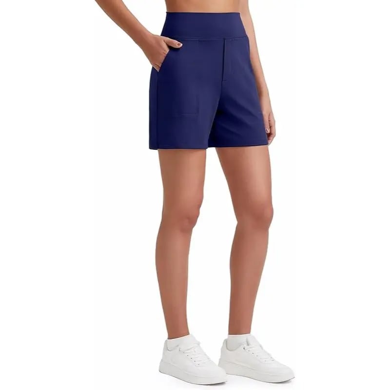 📦📦LAST DAY SAVE 49% ⏰Women's High-Waisted Athletic Bermuda Shorts with Pockets – Running, Yoga, Summer Casual Activewear(Buy 2 Free Shipping)