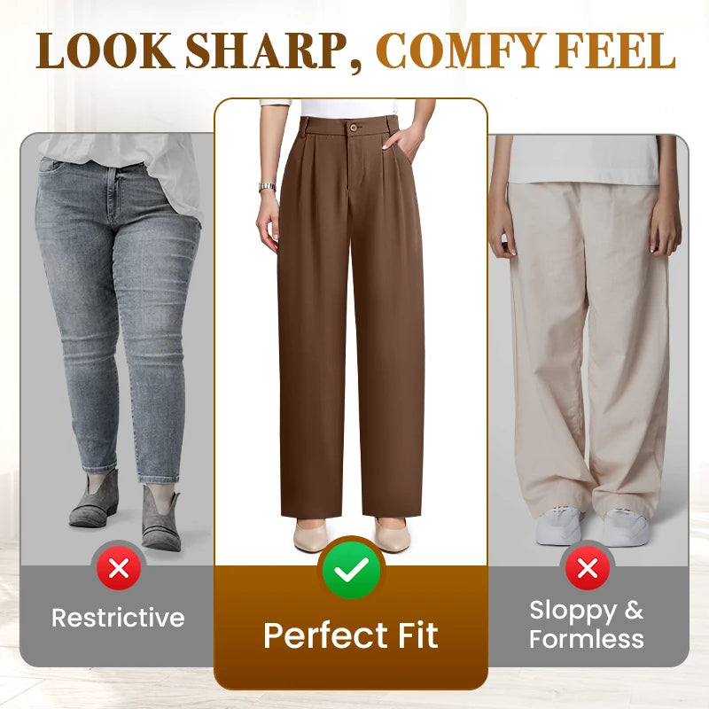 SoraEase - Women's Silky Soft Comfort Drape Pants