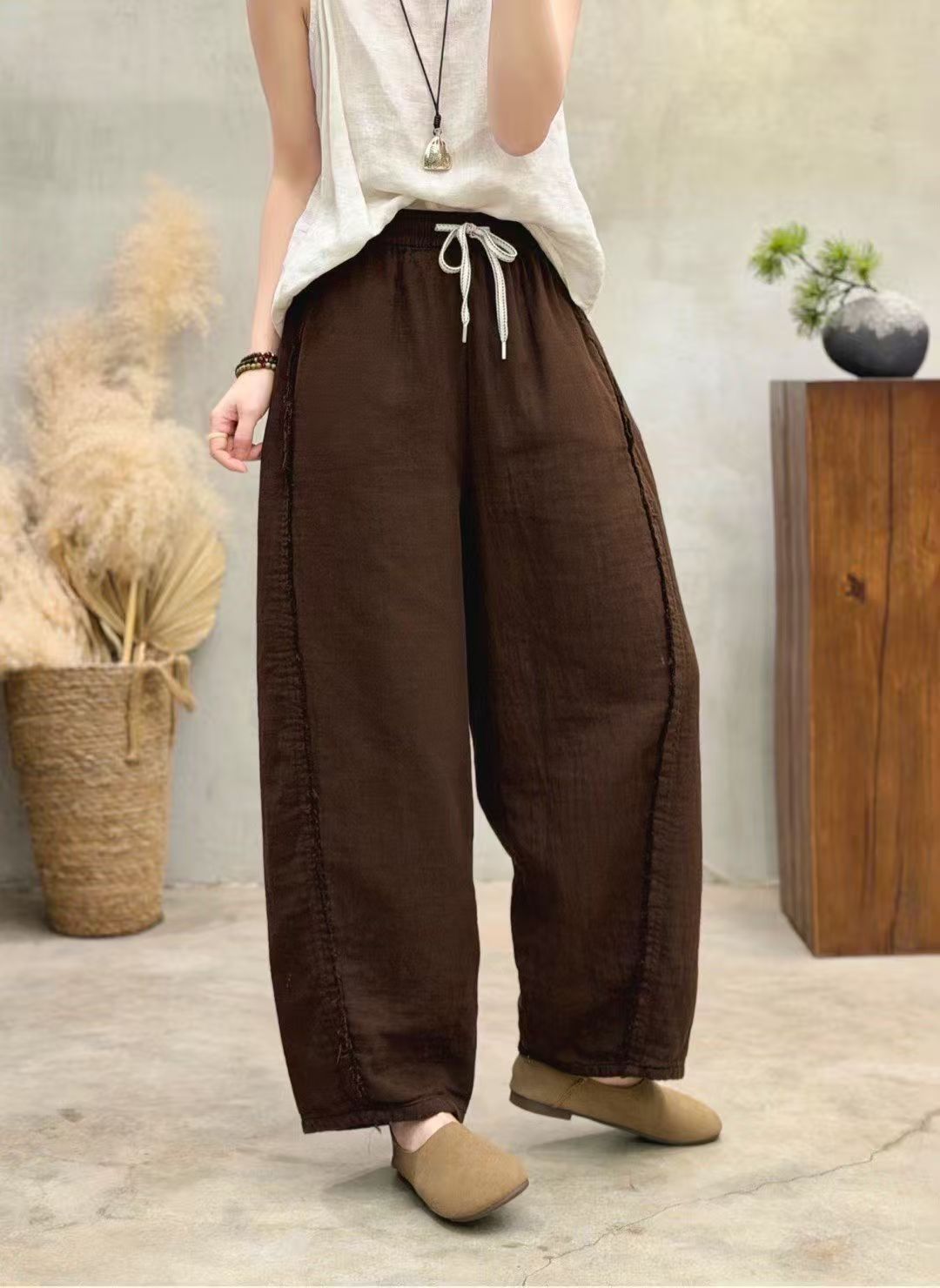 🎁New Arrivals🔥Casual Linen And Cotton Trousers