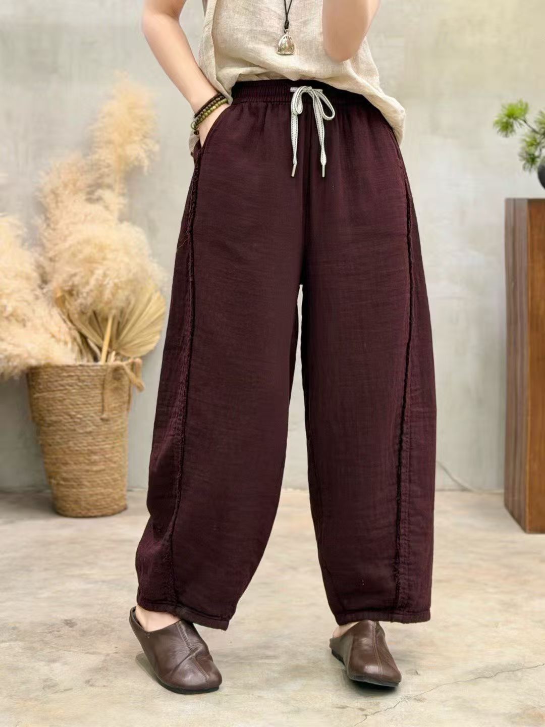 🎁New Arrivals🔥Casual Linen And Cotton Trousers