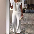 🎉🎉Women's Crew Neck Sleeveless Top and Pants Set