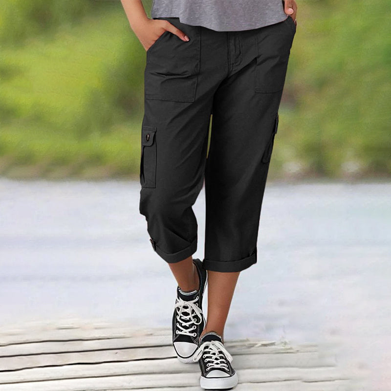 🎉Women's High Elasticity Multi-pocket Casual Shorts