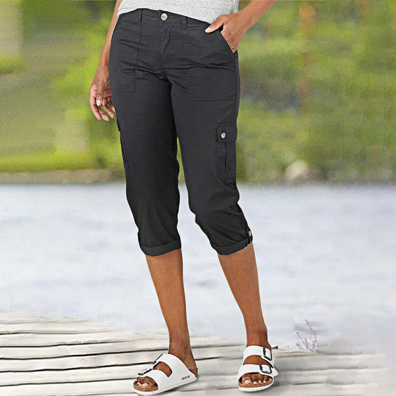 🎉Women's High Elasticity Multi-pocket Casual Shorts