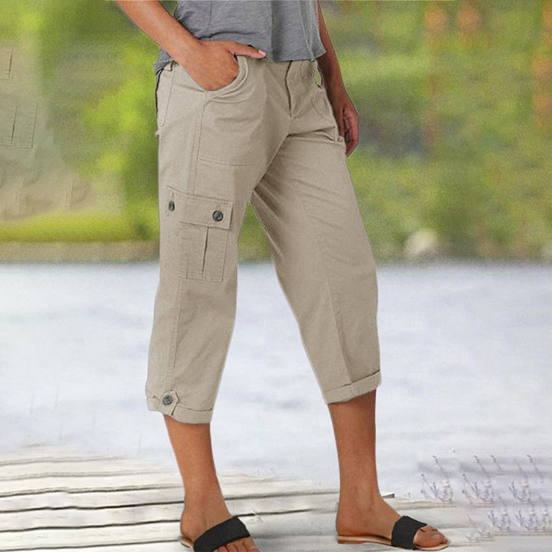 🎉Women's High Elasticity Multi-pocket Casual Shorts