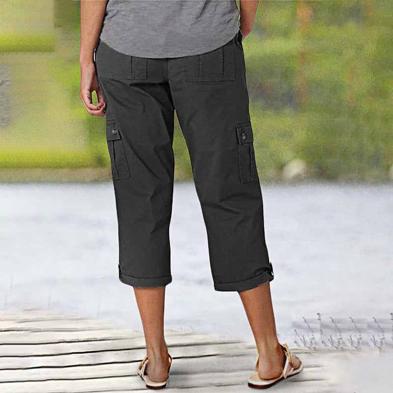 🎉Women's High Elasticity Multi-pocket Casual Shorts