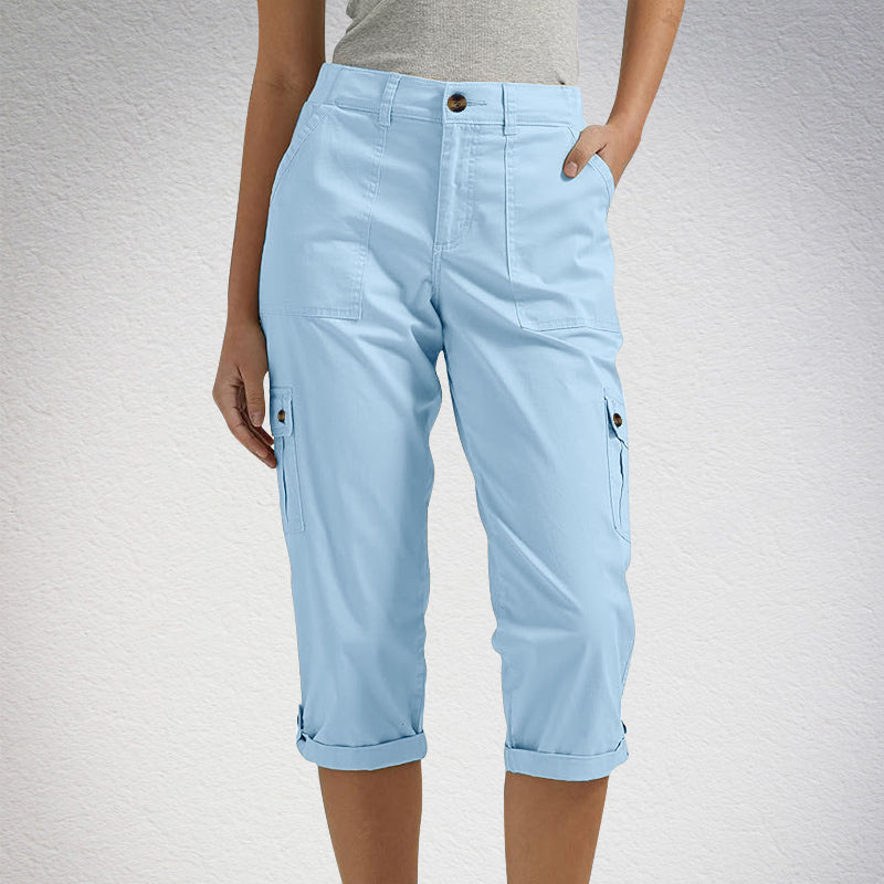 🎉Women's High Elasticity Multi-pocket Casual Shorts
