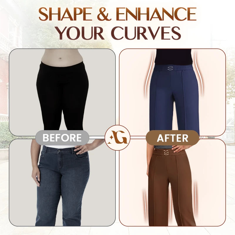 AiryGrace - LAST DAY 70% OFF - Perfect Drape High Rise Ultra Soft Pull-On Pants
